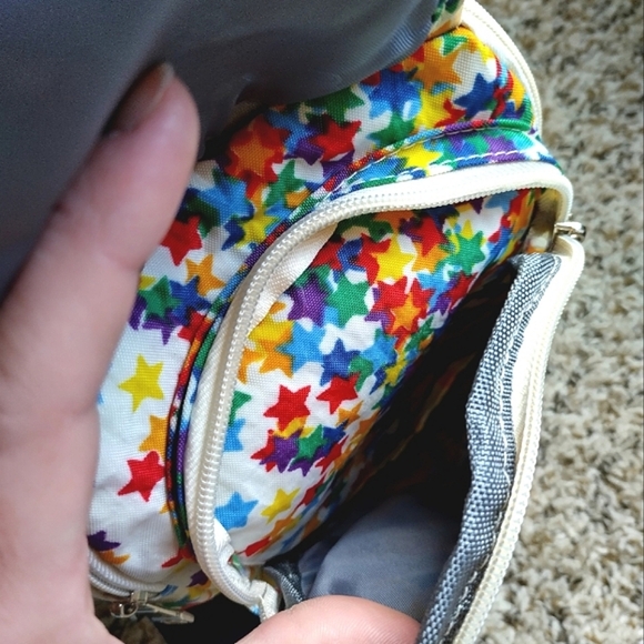 BOBO OBOB Colorful Stars Slingpack Backpack Shoulder Tote Crossbody Purse - Picture 6 of 9